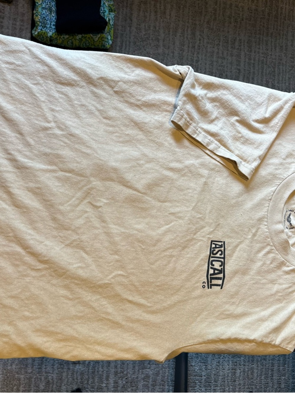 Men’s Short-Sleeve Tee in Beige